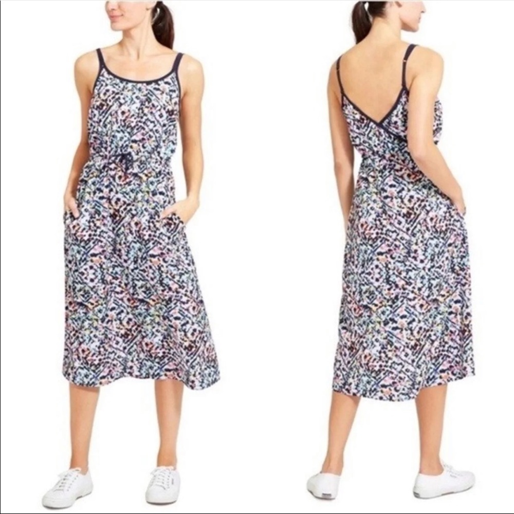 Athleta Multicolor Midi Dress